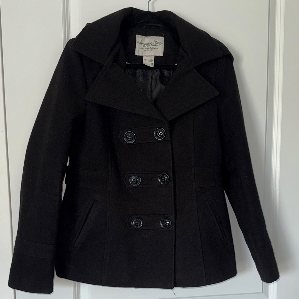 American Rag Black Pea Coat